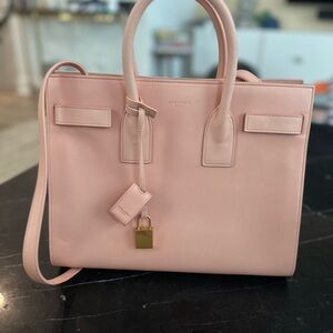 Saint Laurent small Pink Sac De Jour Bag